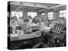 The Binding Room at the White Rose Press Printing Co, Mexborough, South Yorkshire, 1959-Michael Walters-Stretched Canvas