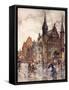 The Binnenhof, the Hague, 1904-Nico Jungman-Framed Stretched Canvas