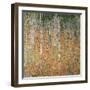 The Birch Wood-Gustav Klimt-Framed Giclee Print