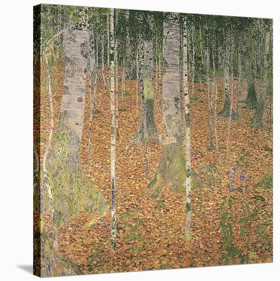 The Birch Wood-Gustav Klimt-Stretched Canvas