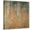 The Birch Wood-Gustav Klimt-Stretched Canvas