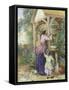 The Bird Cage-Myles Birket Foster-Framed Stretched Canvas