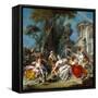 The Bird Catchers, 1748-Francois Boucher-Framed Stretched Canvas