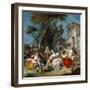 The Bird Catchers, 1748-Francois Boucher-Framed Giclee Print