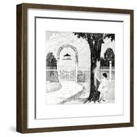 The Bird House - Child Life-G.H. Mitchell-Framed Giclee Print