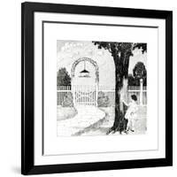 The Bird House - Child Life-G.H. Mitchell-Framed Giclee Print