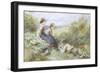 The Bird's Nest-Myles Birket Foster-Framed Giclee Print