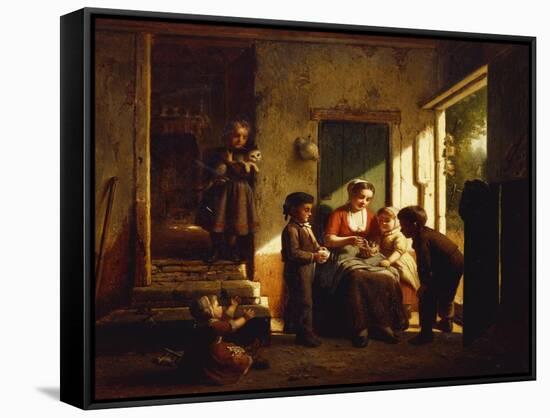 The Bird's Nest-Theodore Bernard de Heuvel-Framed Stretched Canvas