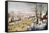 The Bird Trap, C1584-1638-Pieter Brueghel the Younger-Framed Stretched Canvas