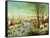 The Bird Trap-Pieter Brueghel the Younger-Framed Stretched Canvas