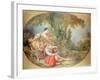 The Birdcage (Gouache on Paperboard)-Francois Boucher-Framed Giclee Print