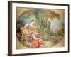 The Birdcage (Gouache on Paperboard)-Francois Boucher-Framed Giclee Print