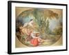 The Birdcage (Gouache on Paperboard)-Francois Boucher-Framed Giclee Print