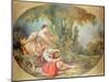 The Birdcage (Gouache on Paperboard)-Francois Boucher-Mounted Giclee Print