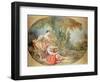 The Birdcage (Gouache on Paperboard)-Francois Boucher-Framed Giclee Print