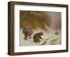 The Birdcatcher, 1869 (Oil on Panel)-Pierre Edouard Frere-Framed Giclee Print