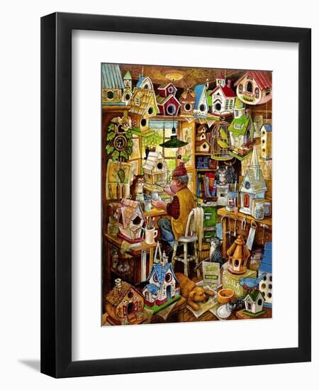 The Birdhouse Man-Bill Bell-Framed Giclee Print