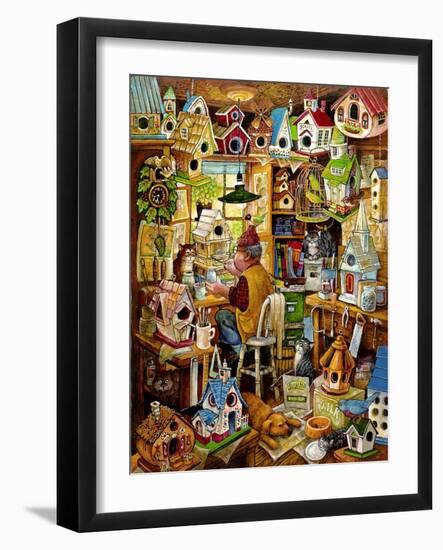 The Birdhouse Man-Bill Bell-Framed Giclee Print