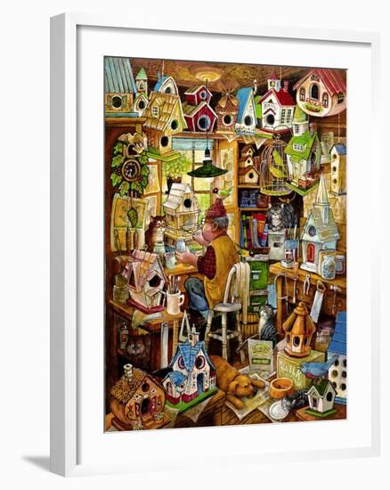 The Birdhouse Man-Bill Bell-Framed Giclee Print