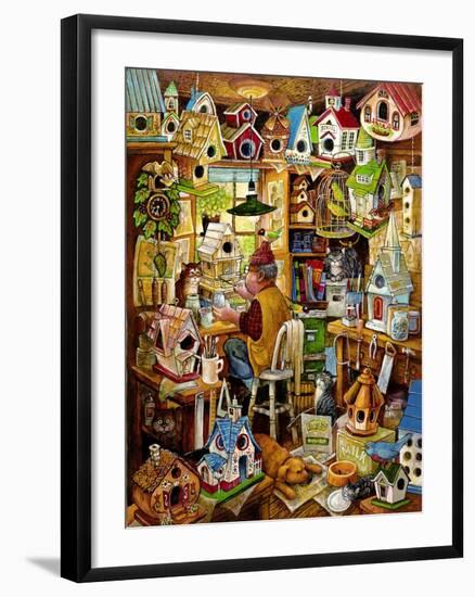 The Birdhouse Man-Bill Bell-Framed Giclee Print