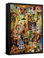 The Birdhouse Man-Bill Bell-Framed Stretched Canvas