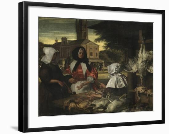 The Birdmarket, Amsterdam, c.1660-70-Emanuel de Witte-Framed Giclee Print