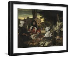 The Birdmarket, Amsterdam, c.1660-70-Emanuel de Witte-Framed Giclee Print