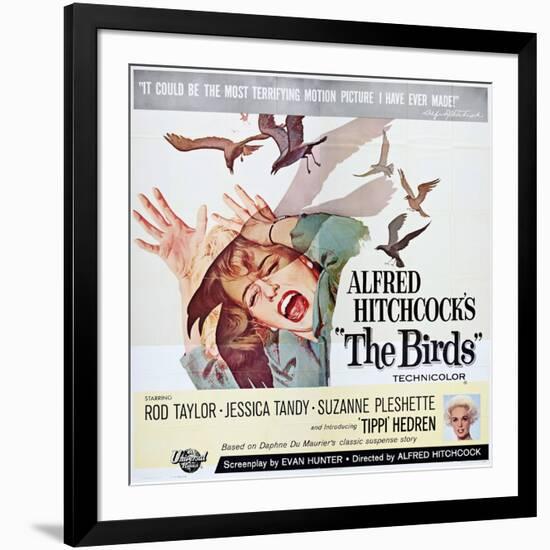 The Birds, 1963-null-Framed Giclee Print