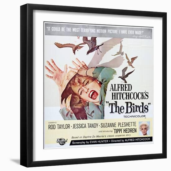 The Birds, 1963-null-Framed Premium Giclee Print