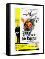 The Birds, (aka Los Pajaros), Alfred Hitchcock, Tippi Hedren, 1963-null-Framed Stretched Canvas