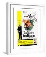 The Birds, (aka Los Pajaros), Alfred Hitchcock, Tippi Hedren, 1963-null-Framed Photo