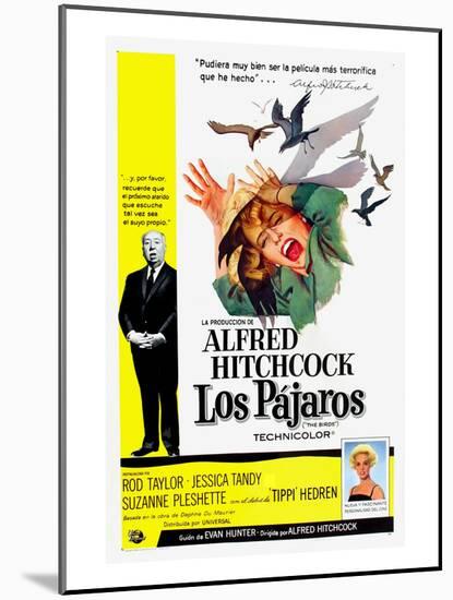 The Birds, (aka Los Pajaros), Alfred Hitchcock, Tippi Hedren, 1963-null-Mounted Photo
