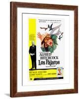 The Birds, (aka Los Pajaros), Alfred Hitchcock, Tippi Hedren, 1963-null-Framed Photo