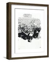 The Birds, (aka Ptaki), Polish poster, 1963-null-Framed Art Print