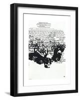 The Birds, (aka Ptaki), Polish poster, 1963-null-Framed Art Print