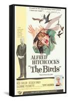 The Birds, Alfred Hitchcock, Jessica Tandy, Tippi Hedren, 1963-null-Framed Stretched Canvas