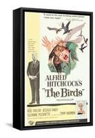 The Birds, Alfred Hitchcock, Jessica Tandy, Tippi Hedren, 1963-null-Framed Stretched Canvas