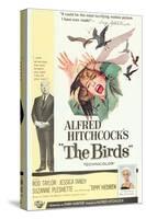 The Birds, Alfred Hitchcock, Jessica Tandy, Tippi Hedren, 1963-null-Stretched Canvas