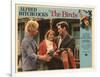 The Birds, Lobbycard, L-R: Tippi Hedren, Rod Taylor, 1963-null-Framed Art Print