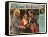 The Birds, Lobbycard, L-R: Tippi Hedren, Rod Taylor, 1963-null-Framed Stretched Canvas