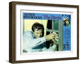 The Birds, Rod Taylor, 1963-null-Framed Art Print