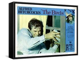 The Birds, Rod Taylor, 1963-null-Framed Stretched Canvas