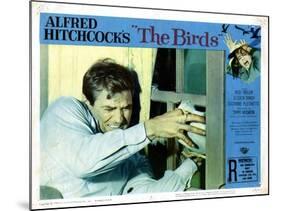 The Birds, Rod Taylor, 1963-null-Mounted Art Print