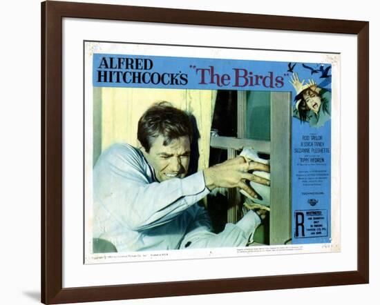 The Birds, Rod Taylor, 1963-null-Framed Art Print