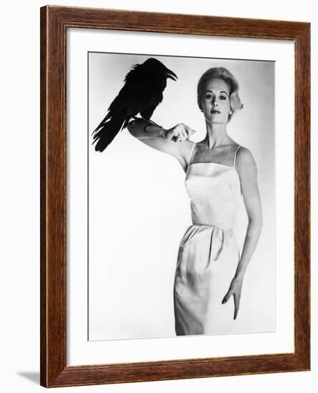 The Birds, Tippi Hedren, 1963-null-Framed Photo