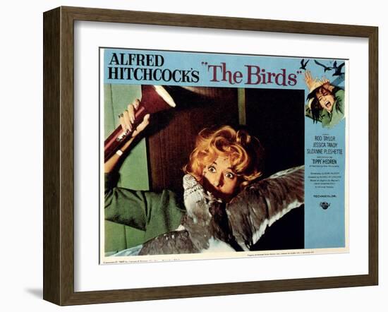 The Birds, Tippi Hedren, 1963-null-Framed Art Print
