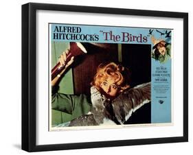 The Birds, Tippi Hedren, 1963-null-Framed Art Print