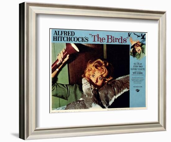 The Birds, Tippi Hedren, 1963-null-Framed Art Print