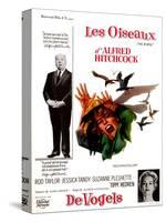 The Birds, Tippi Hedren, Alfred Hitchcock, 1963-null-Stretched Canvas