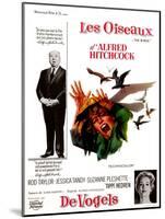 The Birds, Tippi Hedren, Alfred Hitchcock, 1963-null-Mounted Photo